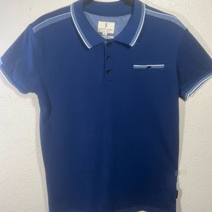 Button shirt,Scott James,size small, color blue